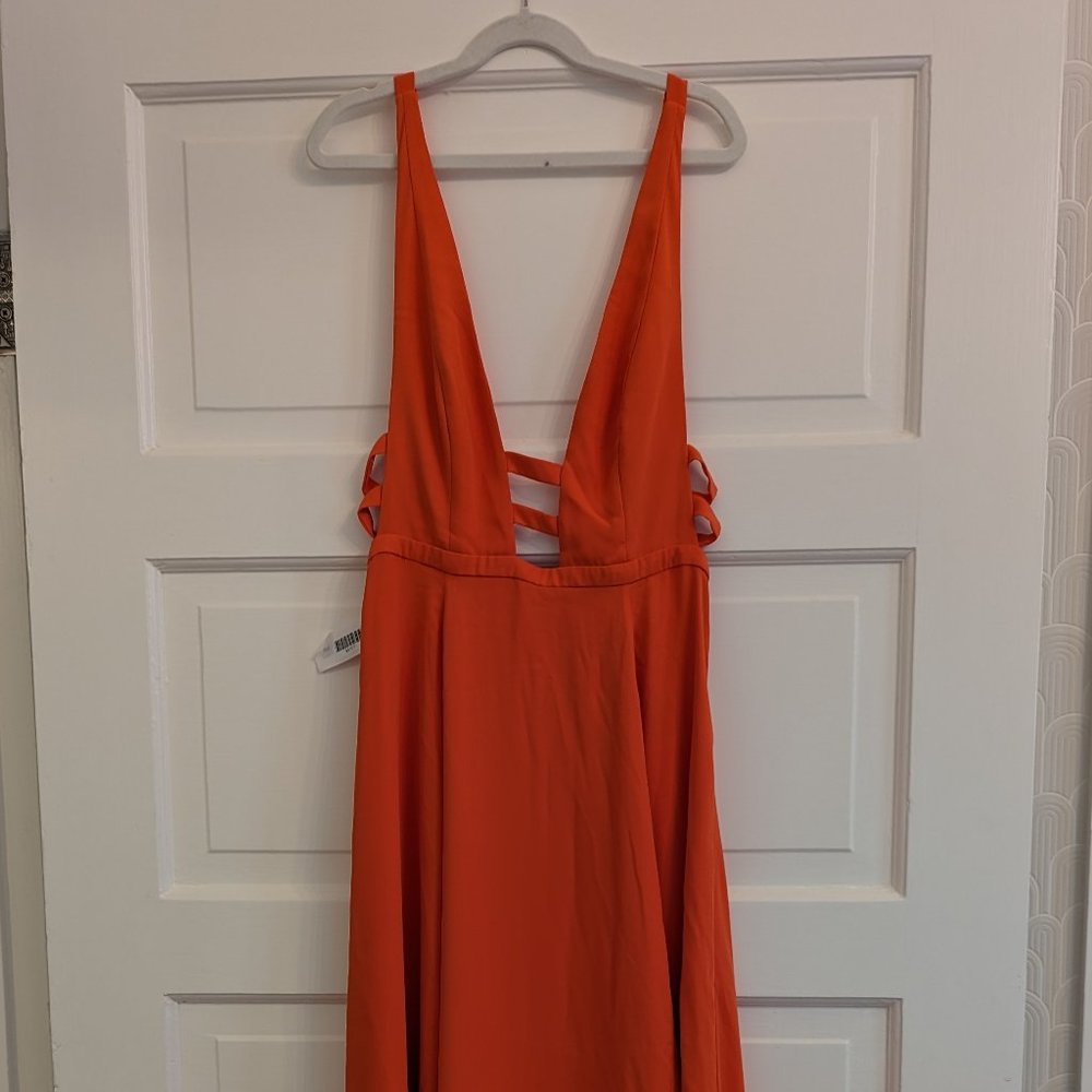 Fame and Partners Liberty Dress in Orange